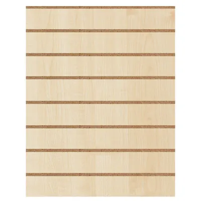 Panneau rainuré Érable, entraxe 15 cm - Ligne Memphis