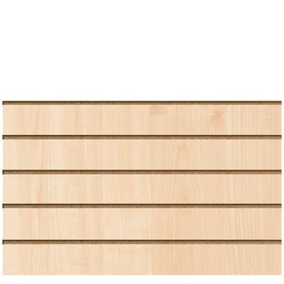 Panneau rainuré Érable, entraxe 15 cm - Ligne Memphis