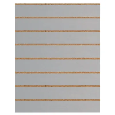 Panneau rainuré Gris clair, entraxe 15 cm - Ligne Memphis