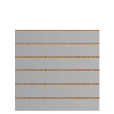 Panneau rainuré Gris clair, entraxe 15 cm - Ligne Memphis