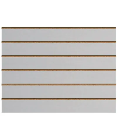 Panneau rainuré Gris clair, entraxe 15 cm - Ligne Memphis