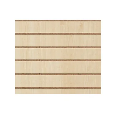 Panneau rainuré Érable, entraxe 15 cm - Fonds rainurés Ligne Store