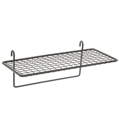 Tablette fil droite Gris Martelé - Tablettes et corbeilles-1