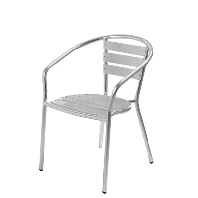 Chaise de terrasse en aluminium 56 x 57 x 76 cm  - Chaises de terrasse
