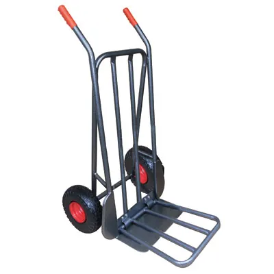 Chariot diable bavette pliable roues pleines - Diable de transport - Diable manutention - Gris - Chariots diables