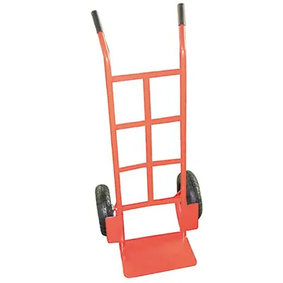 Chariot diable roues pleines 100kg - Diable de transport - Diable professionnel - Rouge - Chariots diables