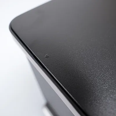 Poubelle à pédale HANA noire 45 L L 37 x P 30,8 x H 65 cm - Poubelles professionnelles-3