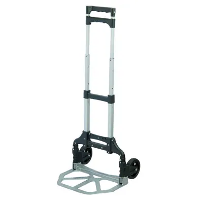 Chariot diable aluminium bavette repliable 70kg - Diable de transport - Diable manutention - Gris - Chariots diables