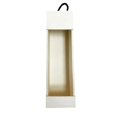 Coffret bois ouvert en façade - 1 bouteille - 10,8 x 37,5 cm - Coffrets pour bouteilles de vin, Boîtes pour bouteilles de vin