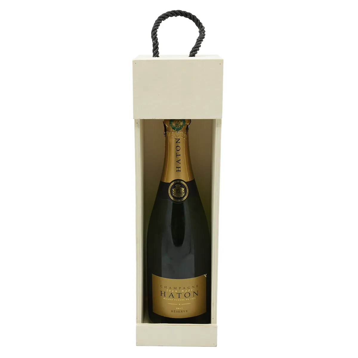 Coffret bouteille bois ouvert en façade 10,8 x 37,5 cm - 1 bouteille - Lot de 5 - Coffrets pour bouteilles de vin, Boîtes pour bouteilles de vin-2