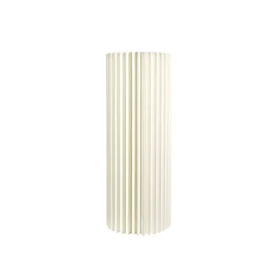 Colonne romaine en papier pliable - Blanc - ø 30 x H 80 cm - Présentoirs divers