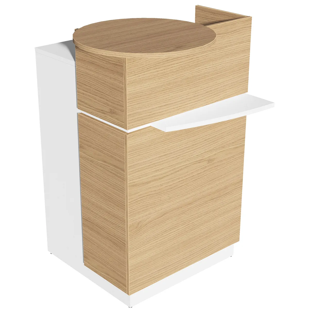 Comptoir Global blanc 60,7 x 58,6 x 94,5 cm - Comptoir Global-2