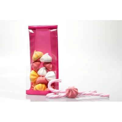 Sachet SOS Rose fond PP 9 x 4,5 x 24 cm - Sachet confiserie - Sachet bonbons - Lot de 50 - Sachets bonbon, Sachets confiserie-1