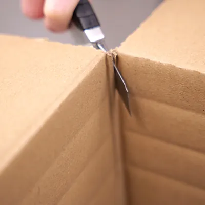 Caisse carton - Caisse américaine carton hauteur variable - carton double cannelure 40 x 30 x 20/30 cm – Lot de 10 - Caisses américaines cartons-1