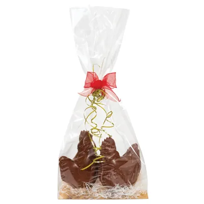 Sachet transparent fond carton or / argent 16 x 8 x 42 cm OPPC 35µ - Sachet confiserie - Sachet bonbons - Lot de 100 - Sachets bonbon, Sachets confiserie-2