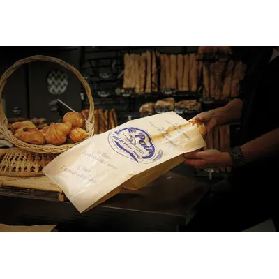 Sac à pain kraft brun 17 x 7 x 49 cm - Sachet papier pain - Lot de 250 - Sacs à pain, Sacs baguettes-1