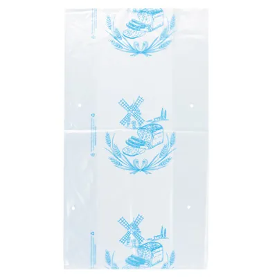 Sac à pain liassé macro-perforé biosourcés Bleu 30 x 55 cm - Sac pain coupé - Lot de 200 - Sacs à pain