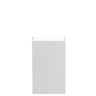 Pochette cadeau kraft vergé gris clair 12 x 4,5 x 21 cm - Sachet kraft - Lot de 250 - Pochettes cadeaux unies