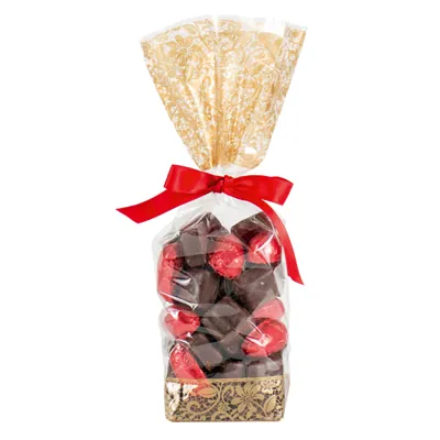 Sachet polypro fond PP Dentelle Or 10 x 20 cm 35µ - Sachet confiserie - Sachet bonbons - Lot de 100 - Sachets bonbon, Sachets confiserie-1