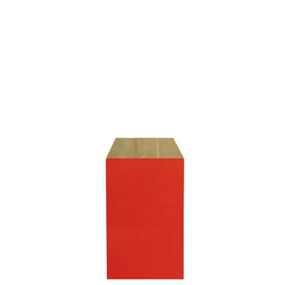 Pochette cadeau kraft vergé rouge 7 x 12 cm - Sachet kraft - Lot de 250 - Pochettes cadeaux unies