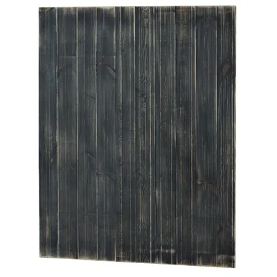 Panneau bois pour gondole Noir charbonneux 96,2 x 120 cm, ép.18 mm - Fond plein - Fonds Bois