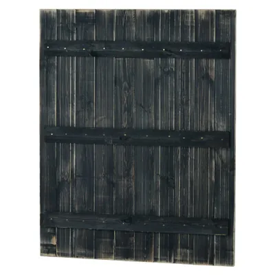 Panneau bois pour gondole Noir charbonneux 96,2 x 120 cm, ép.18 mm - Fond plein - Fonds Bois-2