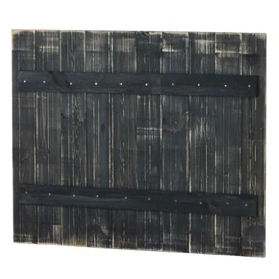 Panneau bois pour gondole Noir charbonneux 96,2 x 80 cm, ép.18 mm - Fond plein - Fonds Bois-2