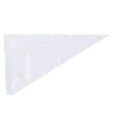 Poche pâtissière jetable transparente 25 x 43 cm 4,69L 80µ - Poche à douille jetable - Boîte de 100 - Papiers pâtissier, Papiers cuisson-1