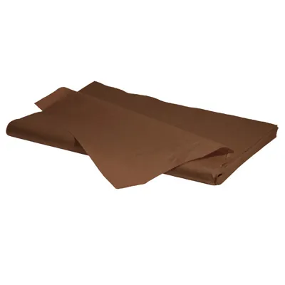 Papier de soie marron 18g/m² 50 x 75 cm, 240 feuilles - Papiers de soie