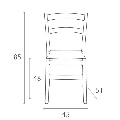 Chaise de réception Tiffany, gris anthracite - Chaises d'intérieur-2