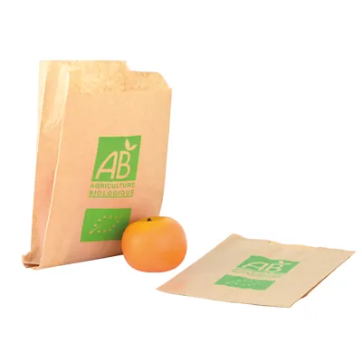 Sac fruits et légumes Bio kraft brun 500g 14 x 9 x 21 cm - Sac papier primeur - Lot de 1000 - Sacs fruits et légumes-1