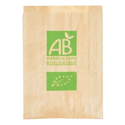 Sac fruits et légumes Bio kraft brun 3kg 23 x 8 x 34 cm - Sac papier primeur - Lot de 1000 - Sacs fruits et légumes