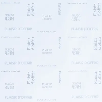 Papier cadeau Plaisir d’Offrir gris & blanc 70 cm x 50 m 60 g/m² – Le rouleau - Papier cadeaux couchés à motifs