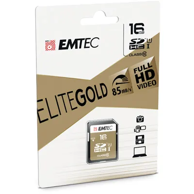Carte mémoire SD Emtec 16Go - Supports sauvegarde