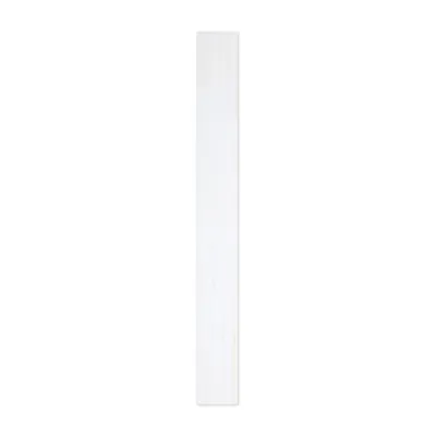 Latte de bois mural finition Blanc camarillo 10 x 180 cm - Lot de 5 - Ligne Tradition