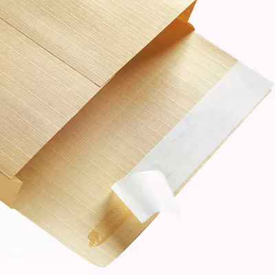 Pochette avec soufflets C4 kraft brun sans fenêtre La Couronne 229 x 324 mm 130g – Paquet de 25 - Pochettes kraft-4