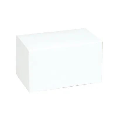 Boîte à bûche de Noël blanche 25 x 11 x H 10 cm 220 g/m² - Paquet de 25 - Boîtes à bûches