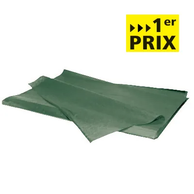 Papier de soie vert bouteille 14g/m² 50 x 75 cm, 240 feuilles - Papiers de soie