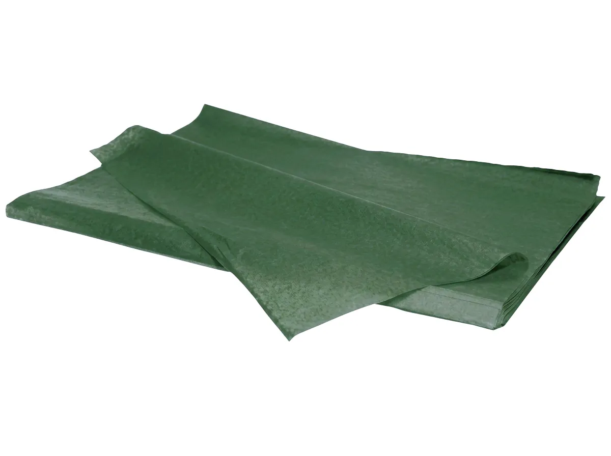Papier de soie vert bouteille 14g/m² 50 x 75 cm, 240 feuilles - Papiers de soie