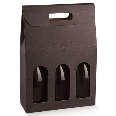 Boîtages 3 bouteilles - Coffrets pour bouteilles de vin, Boîtes pour bouteilles de vin