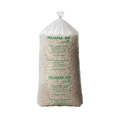 Chips de calage bio - Chips bio amidon de maïs Pelaspan® - Particules de calage bio - Sac de 0,50 m³ - Protection colis, Calage colis