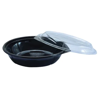Couvercle plastique pour bol salade rond ø 21,5 x 2,5 cm - Lot de 150 - Boîtes salade, Bols salade-3