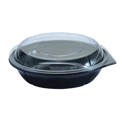Couvercle plastique pour bol salade rond ø 21,5 x 2,5 cm - Lot de 150 - Boîtes salade, Bols salade-4