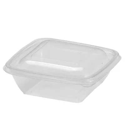 Barquette sans couvercle 250 ml 12,5 x 12,5 x 3,8 cm - Barquette plastique - Lot de 50 - Barquettes plastique-2
