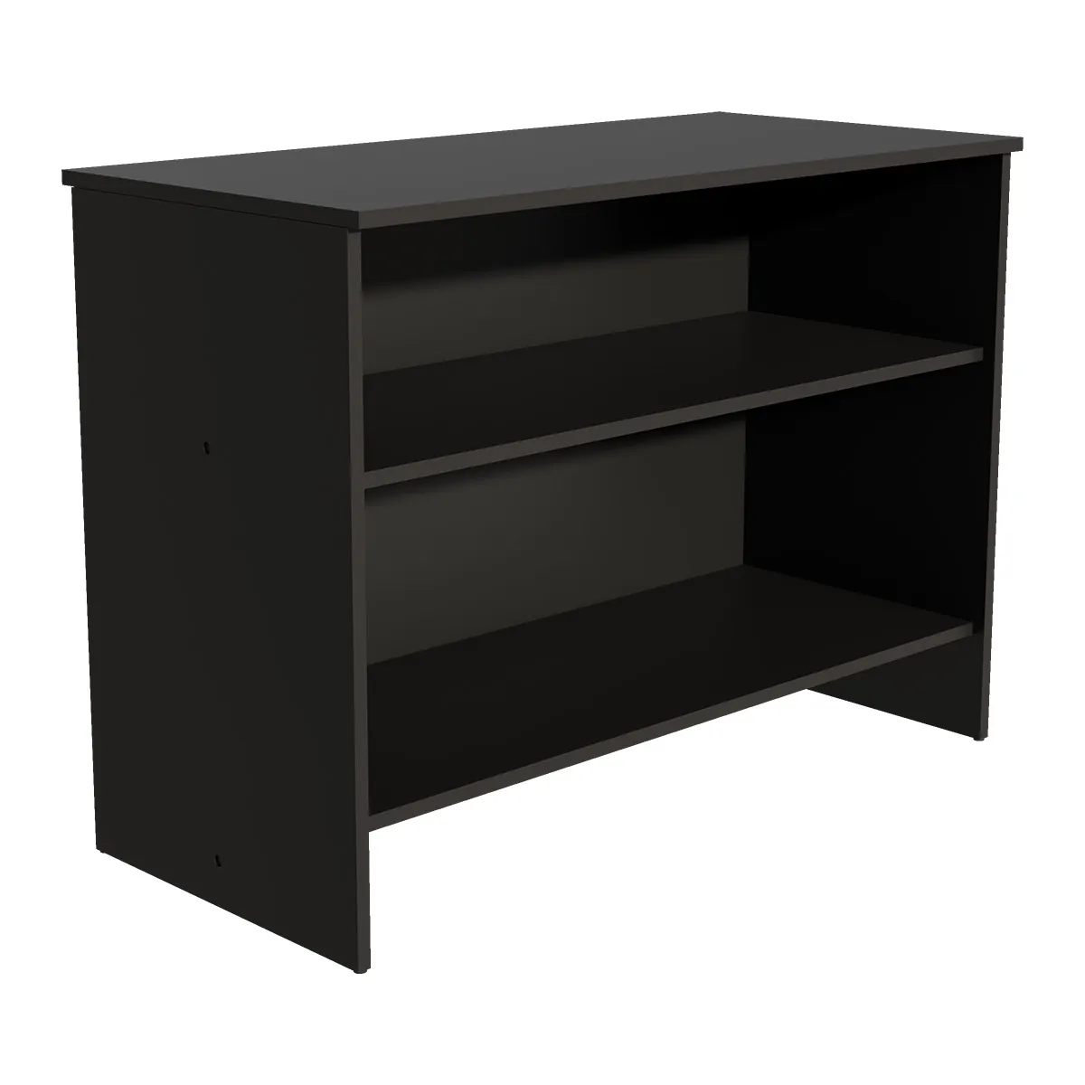 Comptoir d'accueil noir mat 88 x 120 x 52 cm - Comptoirs One-1