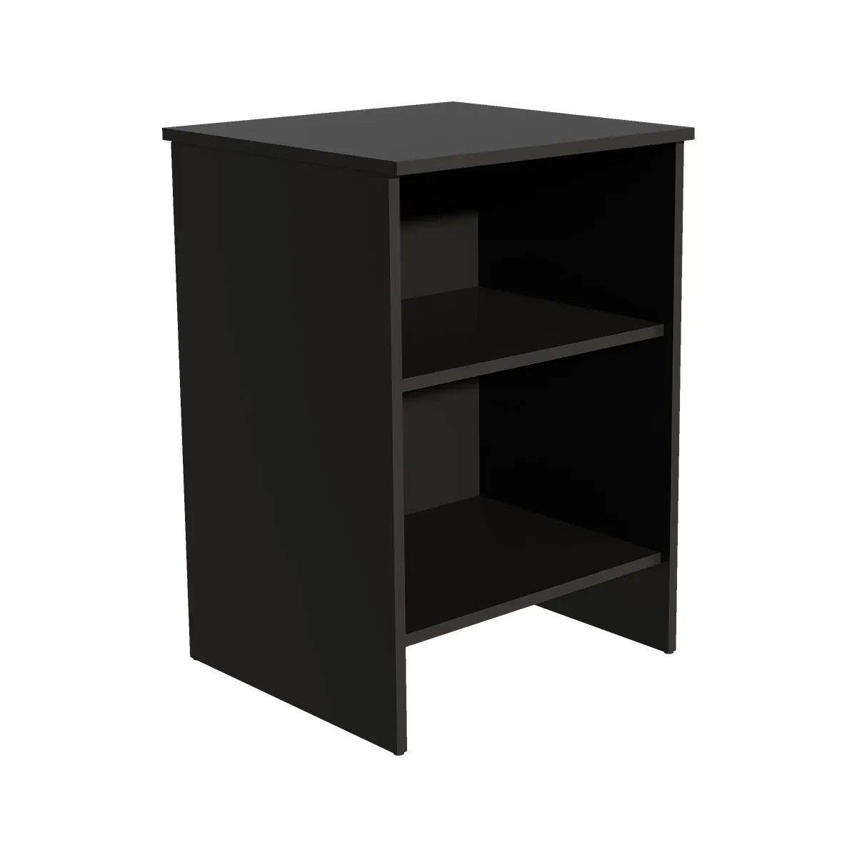 Comptoir d'accueil noir mat 60 x 52 x 88 cm - Comptoirs One-1