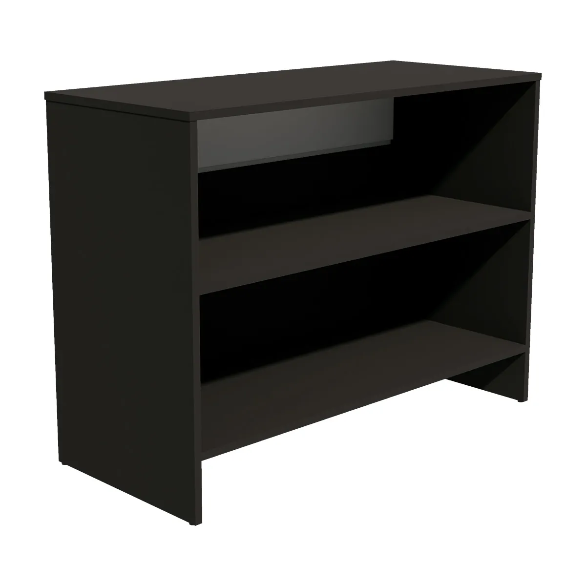 Comptoir Easy noir mat / gris 117 x 51 x 88 cm - Comptoirs Easy-1
