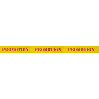 Bande de fond PVC PROMOTION pour réglettes porte-étiquette 34 mm x 50 m - Porte-étiquettes pour tablettes-1