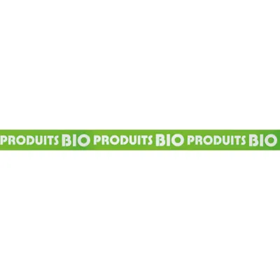 Bande de rive PRODUITS BIO - Porte-étiquettes pour tablettes-1