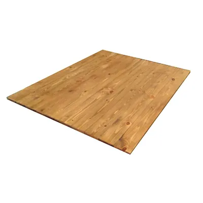 Fond gondole bois plein pin massif brun 96,2 x 120 cm - fond pour gondole - panneau bois pour gondole - Fonds Bois